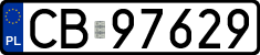 License plates of Poland, Regular car plates