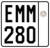 License plate of Greece, Motorcycles