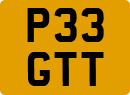 License plate of the United Kingdom, 1983 year system