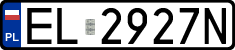 License plates of Poland, Regular car plates
