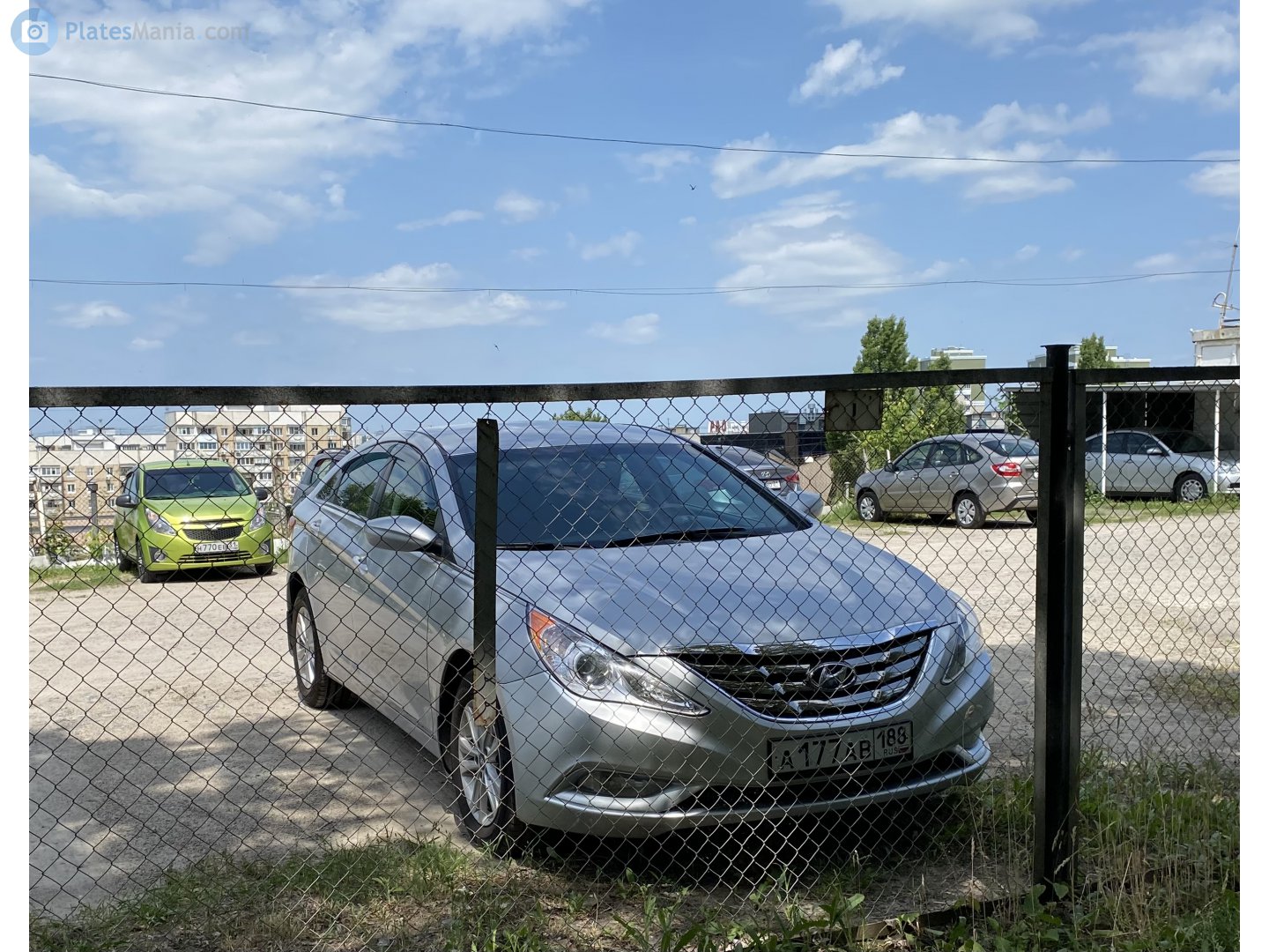 а 177 ав 188, Hyundai Sonata 6th gen (YF), 2009–2015