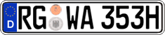 German license plate, Plates for oldtimers (type 