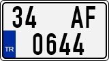 License plate of Turkey, Regular plates