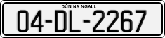 License plate of Ireland, Regular plates