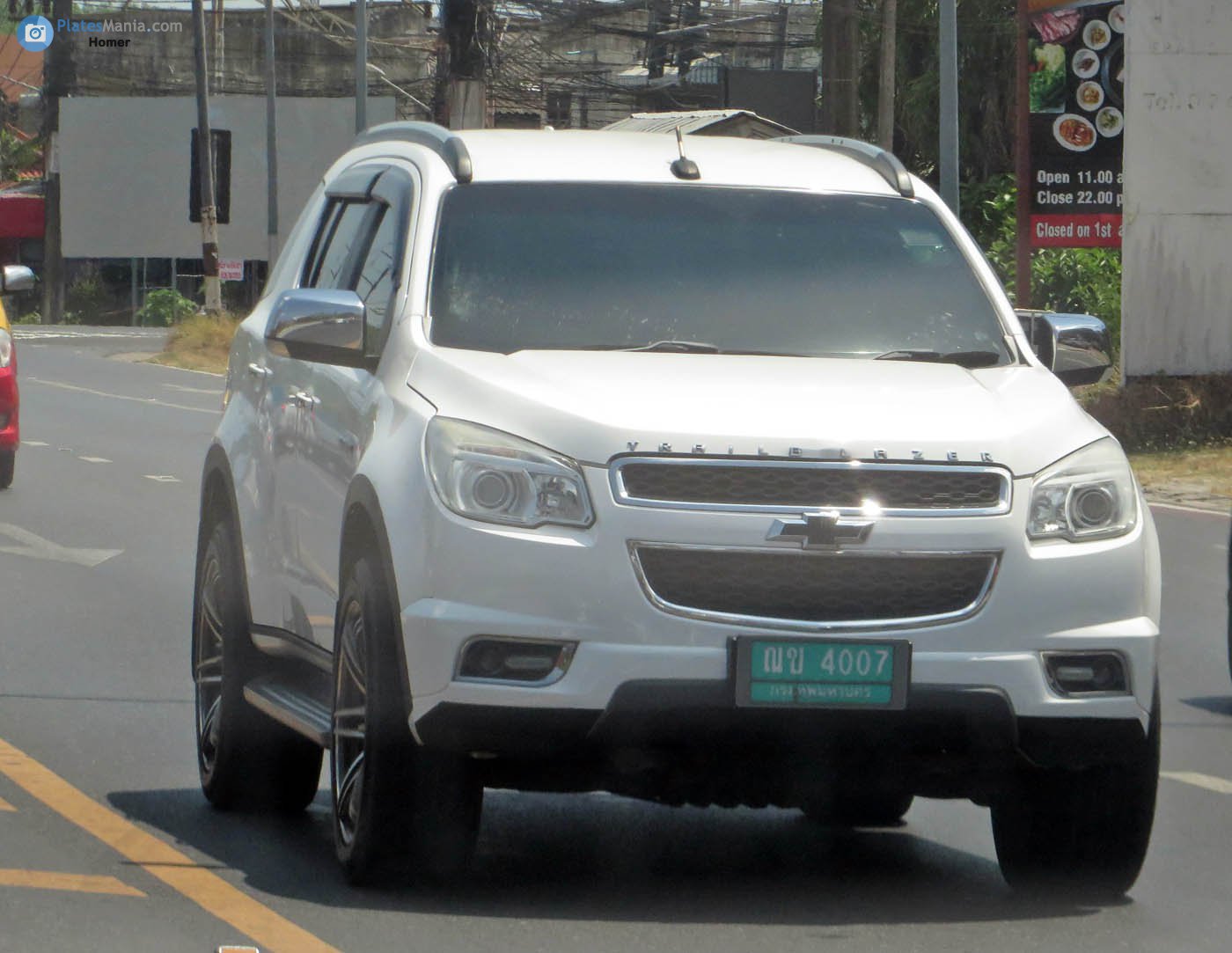ณข 4007, Chevrolet TrailBlazer 2nd gen SUV (GMT31XX), 2012–