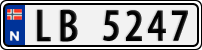 License plate of Norway, Trailers, motorcycles, special vehicles