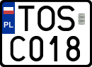 License plates of Poland, Regular car plates