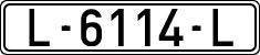 License plates of Spain, 1971 year series