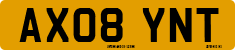 License plate of the United Kingdom, 2001 year system
