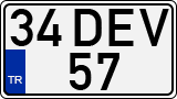 License plate of Turkey, Regular plates
