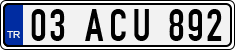 License plate of Turkey, Regular plates