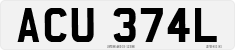 License plate of the United Kingdom, 1963 year system
