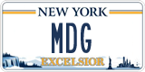 New York, Vanity Plates