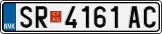 License plate of North Macedonia, Regular plates (2012)