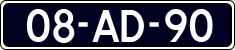 License plate of the Netherlands, Cars