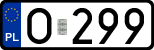 License plates of Poland, Regular car plates