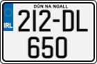 License plate of Ireland, Regular plates