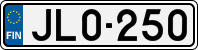 License plate of Finland, Cars