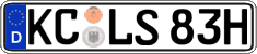 German license plate, Plates for oldtimers (type 
