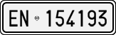 License plate of Italy, Cars (1927 year series)