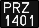 License plates of Poland, 1976 year system
