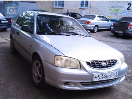 м534но123, Hyundai Accent