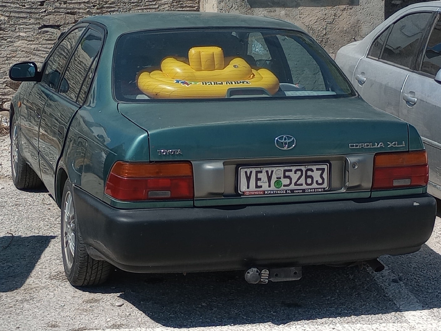 YEY-5263, Toyota Corolla 7th gen Sedan (E100), 1991–1997