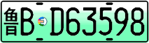 License plate of China, Electric vehicles