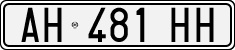 License plate of Italy, Cars (1994 year series)