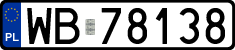 License plates of Poland, Regular car plates