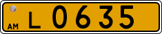 License plate of Armenia, Taxi