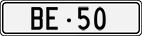 License plate of Switzerland, Cars