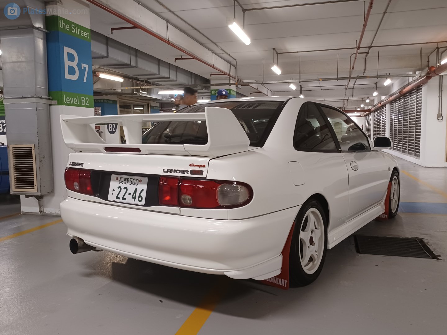 長野 500 す 2246, License plate without vehicle 