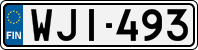 License plate of Finland, Cars