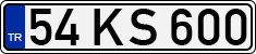 License plate of Turkey, Regular plates