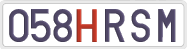 License plate of San Marino, Oldtimers (123)