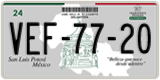 San Luis Potosí, Cars (AAA-00-00)