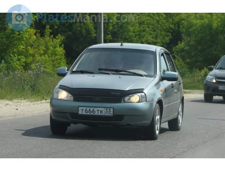 т666тк33, Lada (VAZ) 1117 Kalina