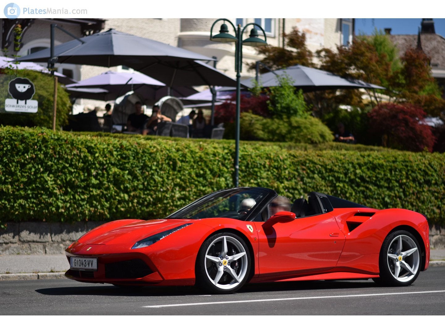 G 343 VV, Ferrari 488 1st gen Spider (F142M), 2015–2019