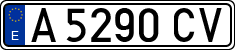 License plates of Spain, 1971 year series