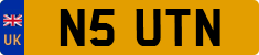 License plate of the United Kingdom, 1983 year system