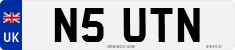 License plate of the United Kingdom, 1983 year system