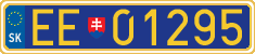 License plate of Slovakia, Diplomatic