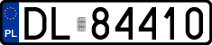 License plates of Poland, Regular car plates