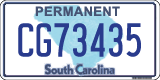 South Carolina, Permanent (AB12345)