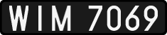 License plates of Poland, 1976 year system