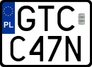 License plates of Poland, Special vehicles and motorcycles