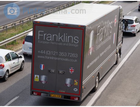 FJ22 ZZR, DAF XF (Nottingham) License plate of the United Kingdom