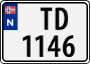 License plate of Norway, Trailers, motorcycles, special vehicles