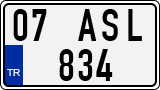 License plate of Turkey, Regular plates